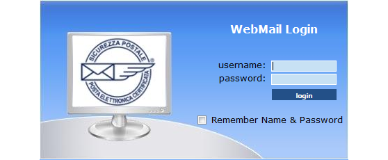 Hai già un account PEC Sicurezza Postale? Accedi al servizio Webmail PEC